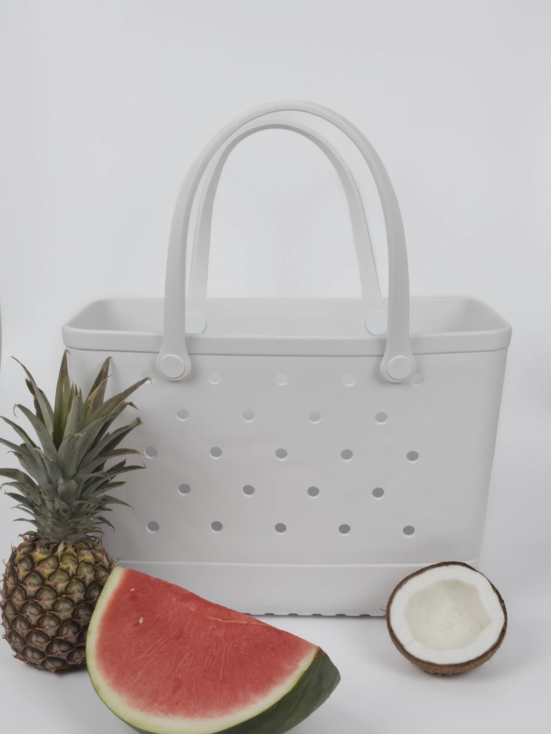 ALOHA TOTE LARGE - WHITE