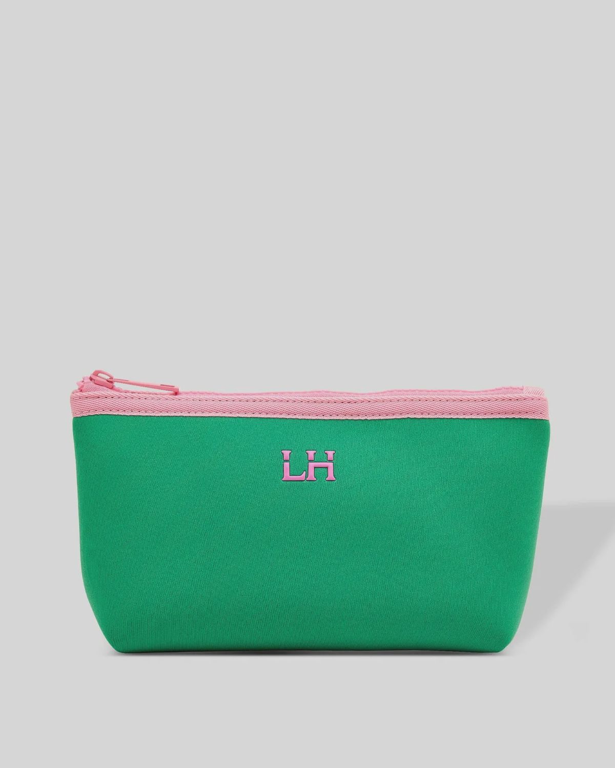 ANNA NEOPRENE MAKEUP BAG - GREEN