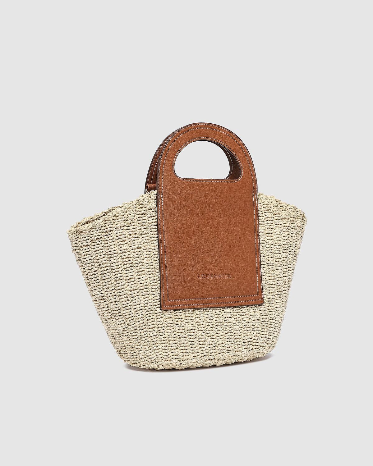 AVOCA BASKET BAG - NATURAL/TAN