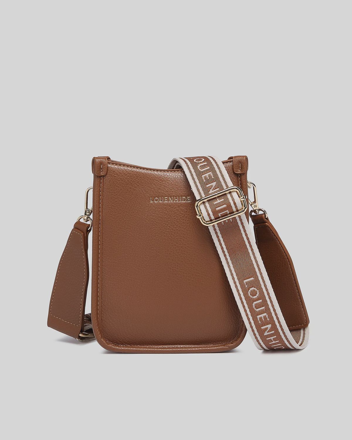 PARKER LOGO PHONE BAG - TAN