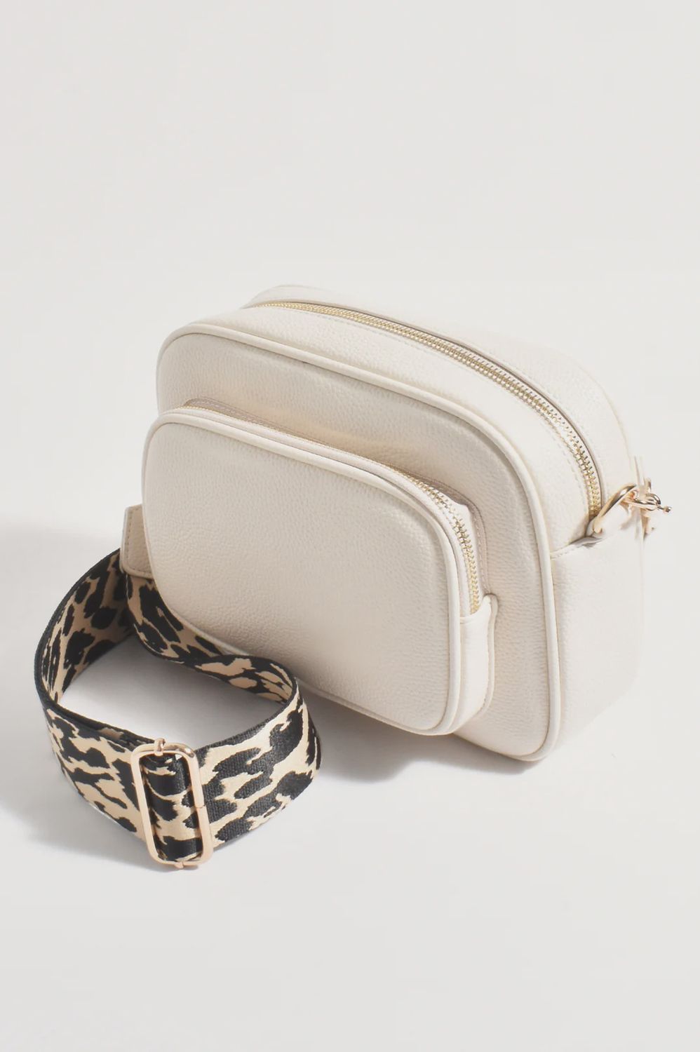 PEPPER CROSSBODY BAG - STONE