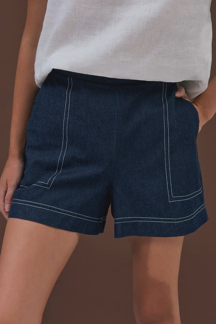 TRINITY DENIM SHORT - DENIM