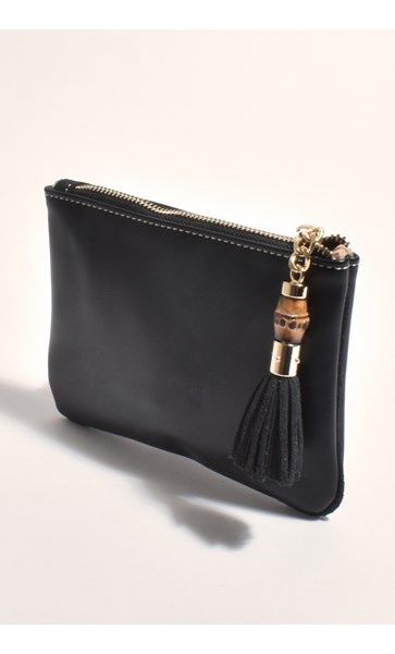 GIA BAMBOO TASSEL POUCH