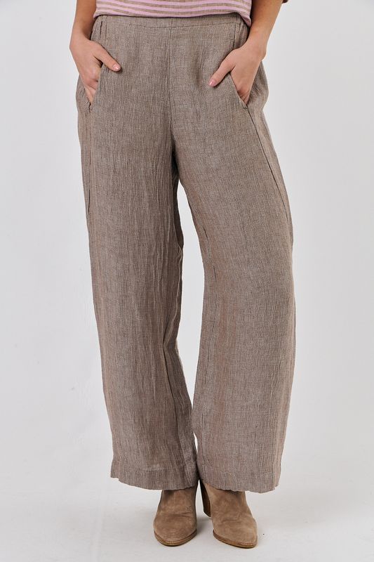 SOPHIE LONG PANT - TRUFFLE