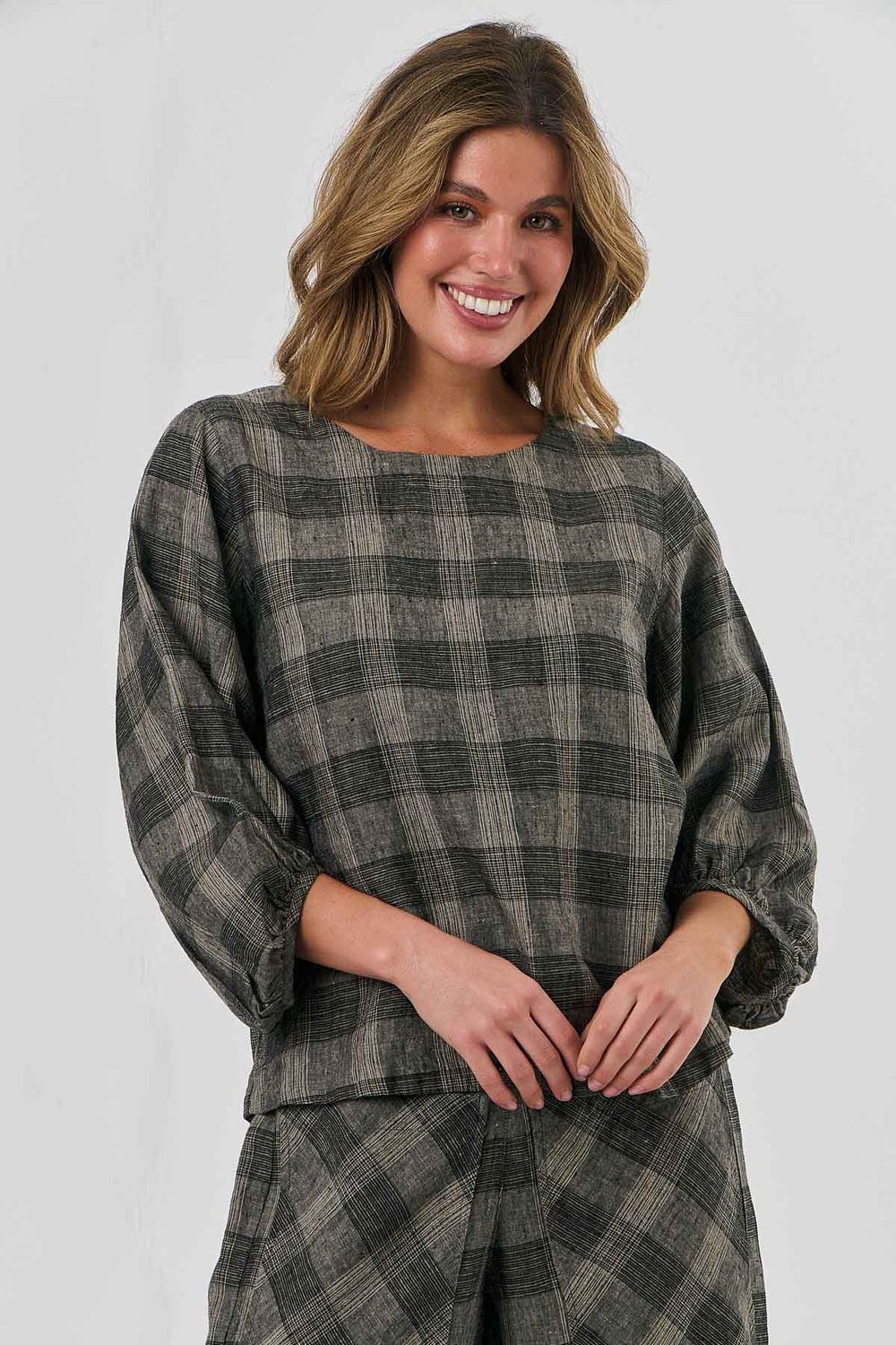 MARGI SLEEVE TOP - MESH