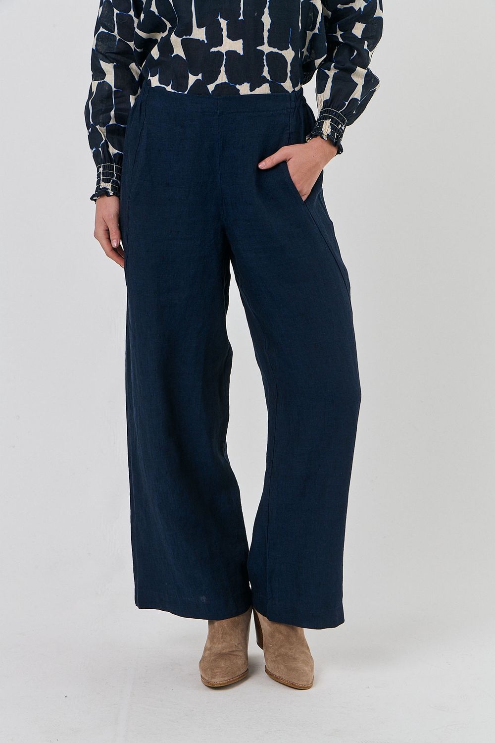 SOPHIE LONG PANT - NAVY