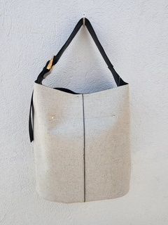 CALI SHOULDER BAG - BONE LINEN
