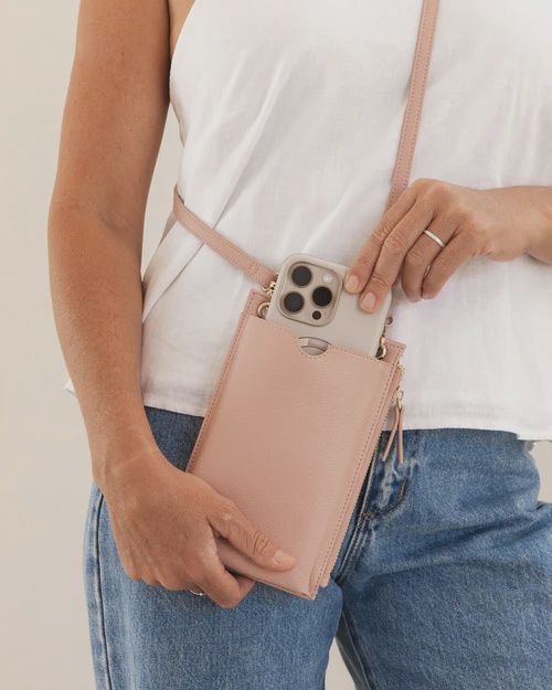 SUKI PHONE BAG - DUSTY PINK