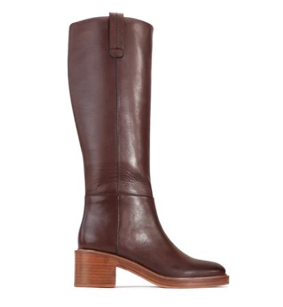 HARRIET LEATHER BOOT - CHESTNUT