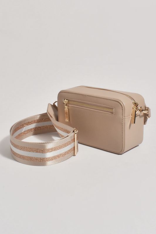 IVY WEBBING CROSSBODY - TAN