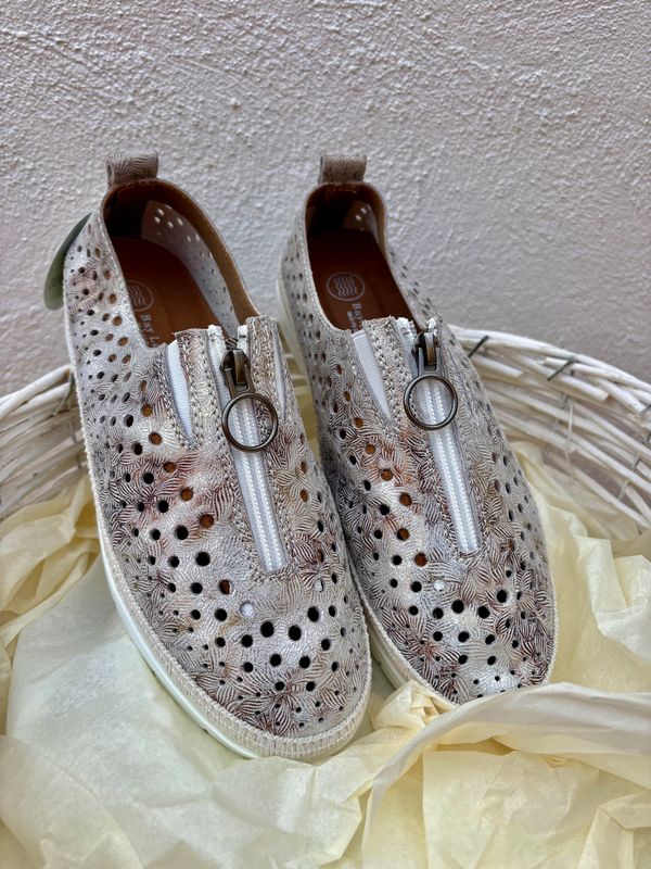 MERCURY LEATHER SNEAKER - METALLIC