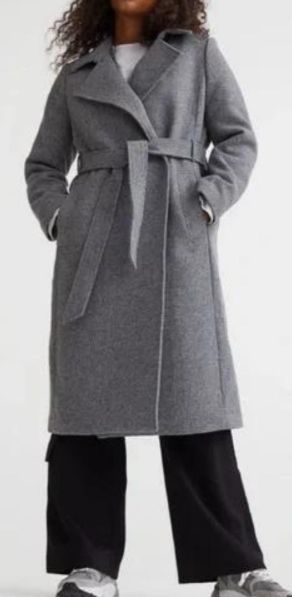 TAMIKA TIE TRENCH COAT - GREY
