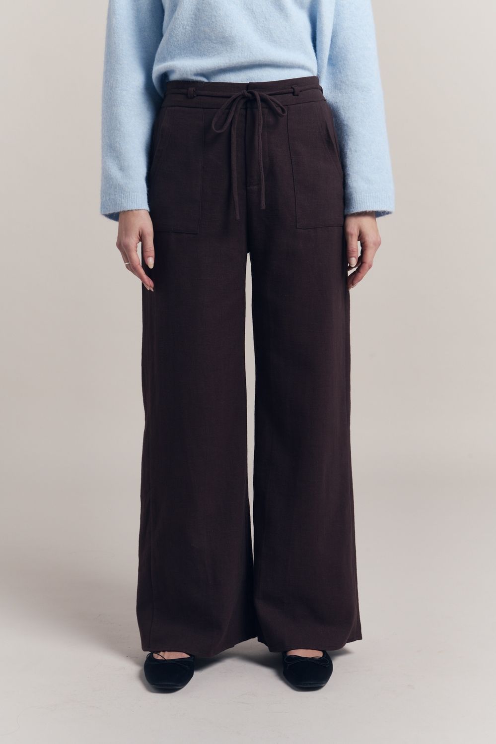 ETTIE LONG PANTS - CHOC