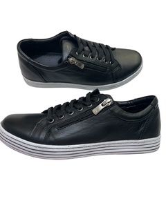 UNITY LEATHER SNEAKER - BLACK