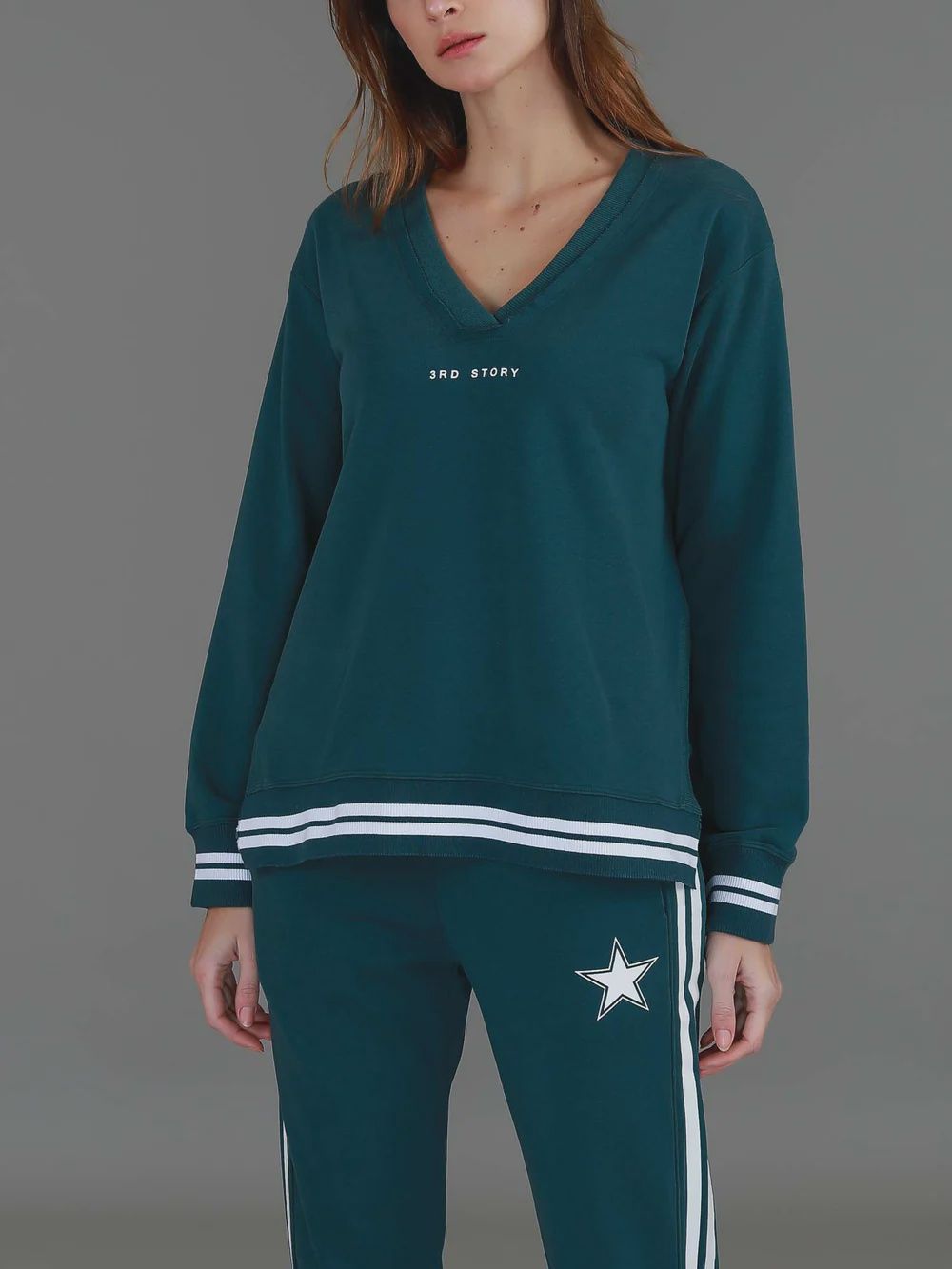 PAMMY 3S LOGO SWEAT - TEAL