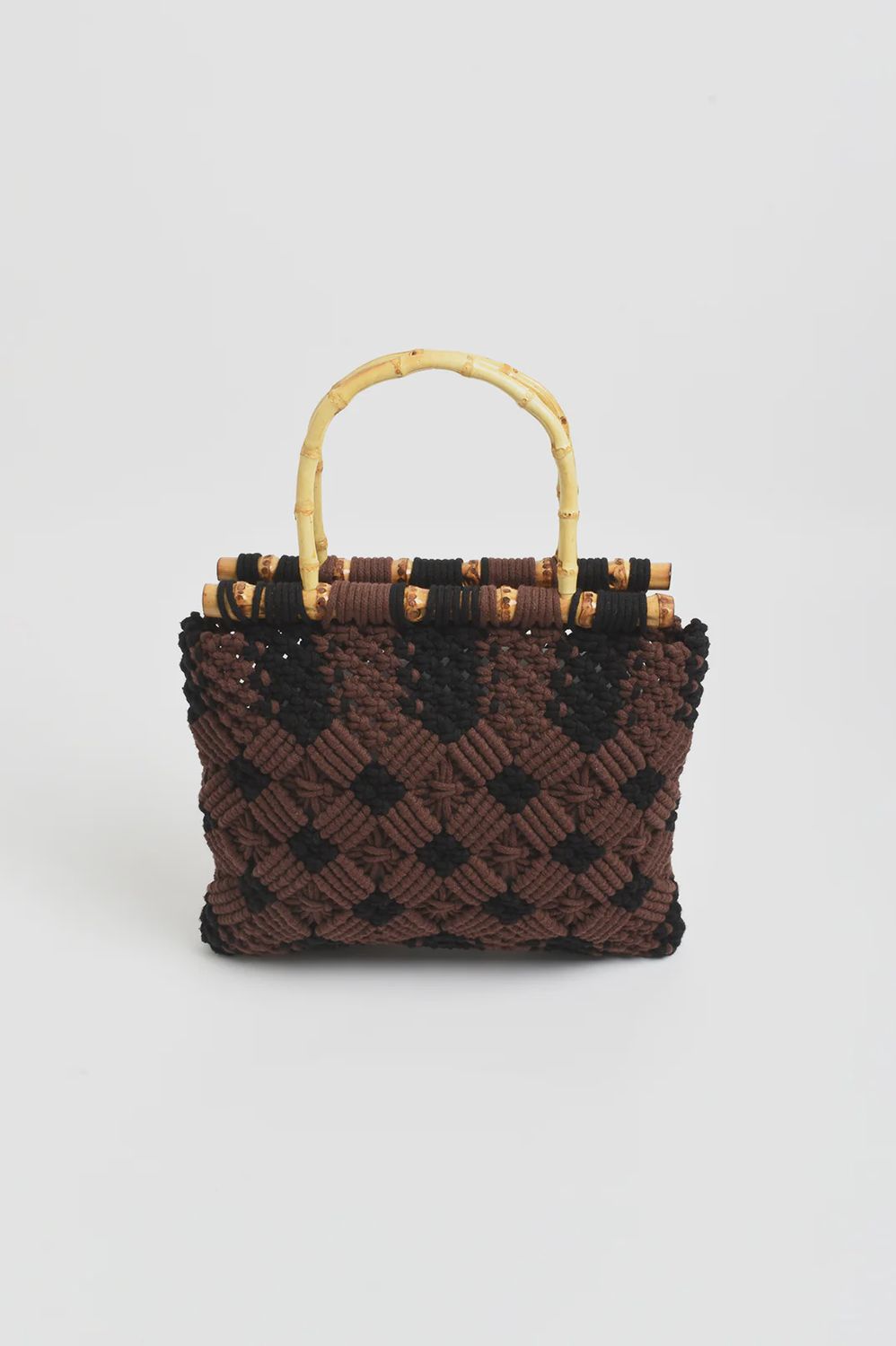 BRITTNEY CROCHET BAG - CHOC