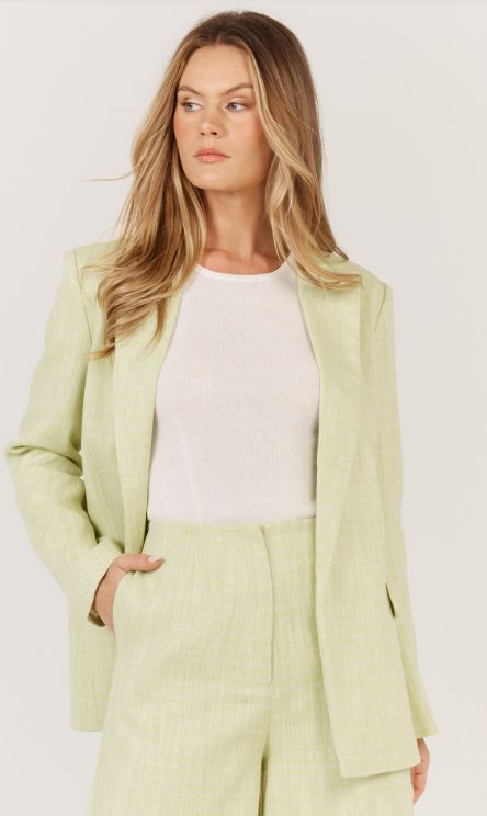 ST HELENA BLAZER - ACID GREEN