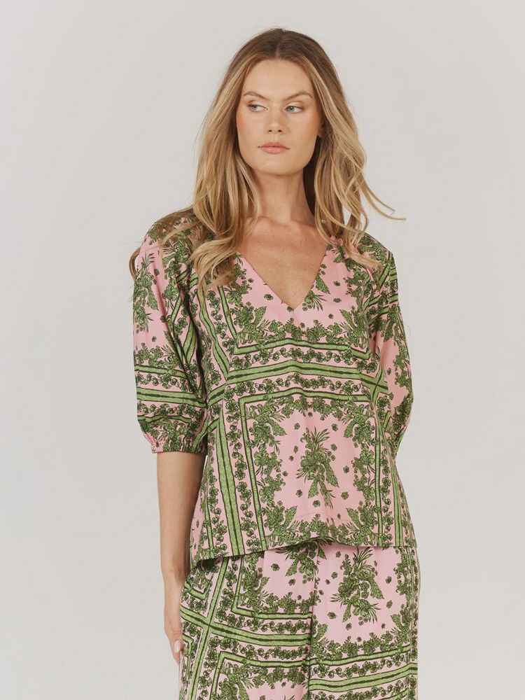 DOMINICA TOP - PAISLEY MULTI