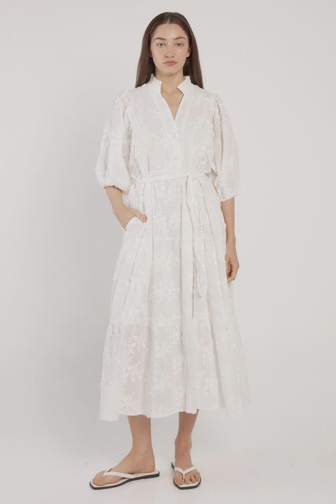 GARDENIA DRESS - WHITE