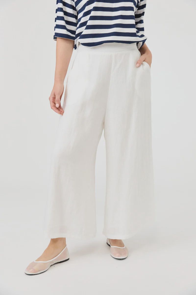 STUDIO CROP PANT - SALT