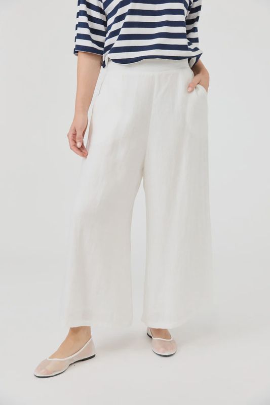 STUDIO CROP PANT - SALT