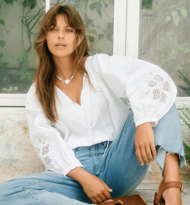 NILSA BLOUSE - LOTUS