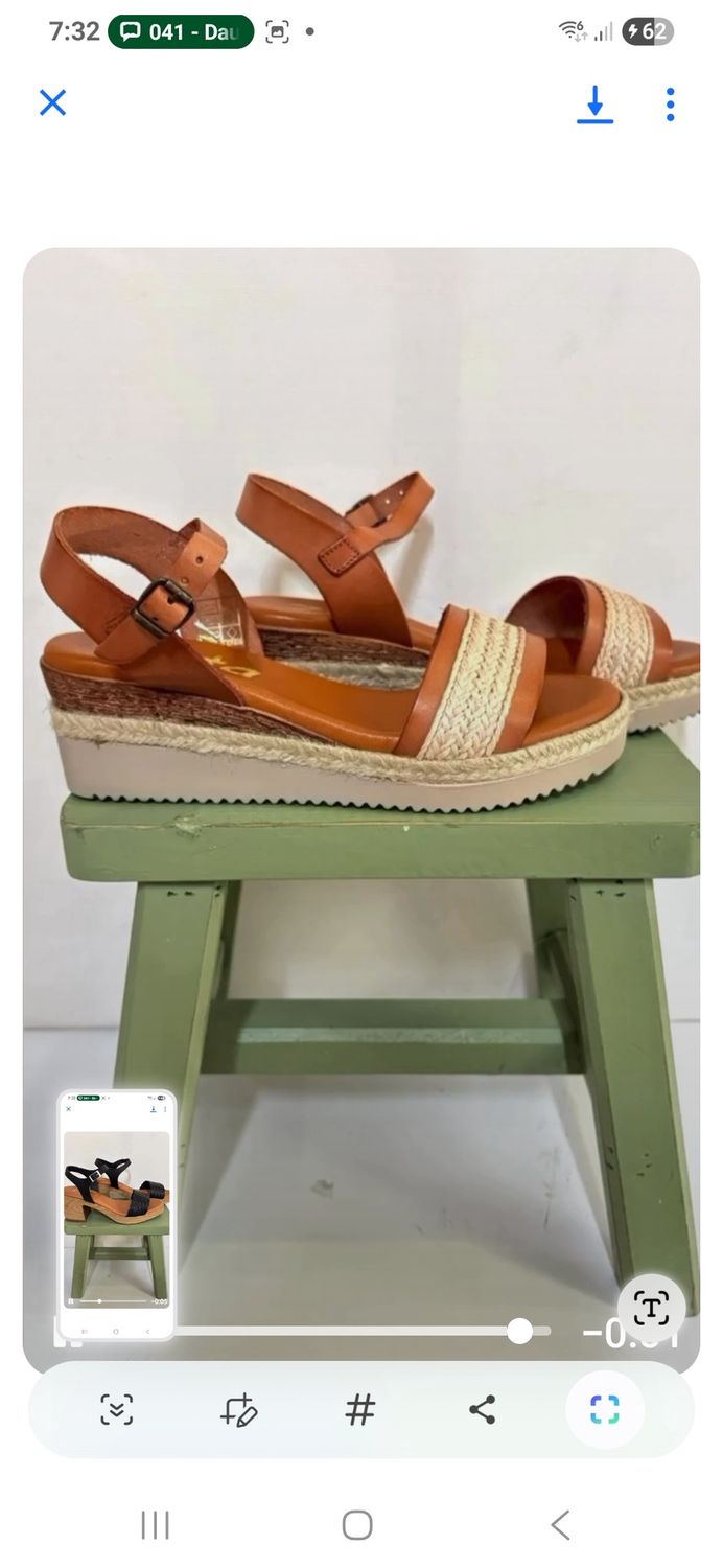 DAZZLE LEATHER SANDALS - LINO