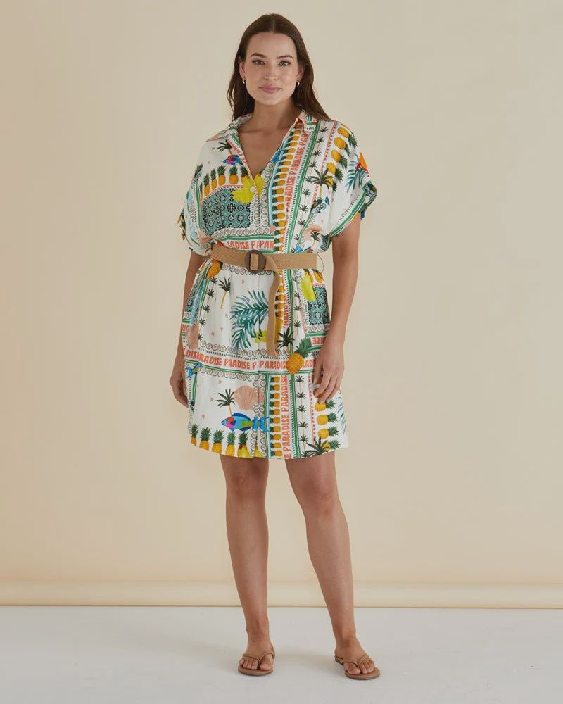 ARCHER DRESS - PARADISE PRINT