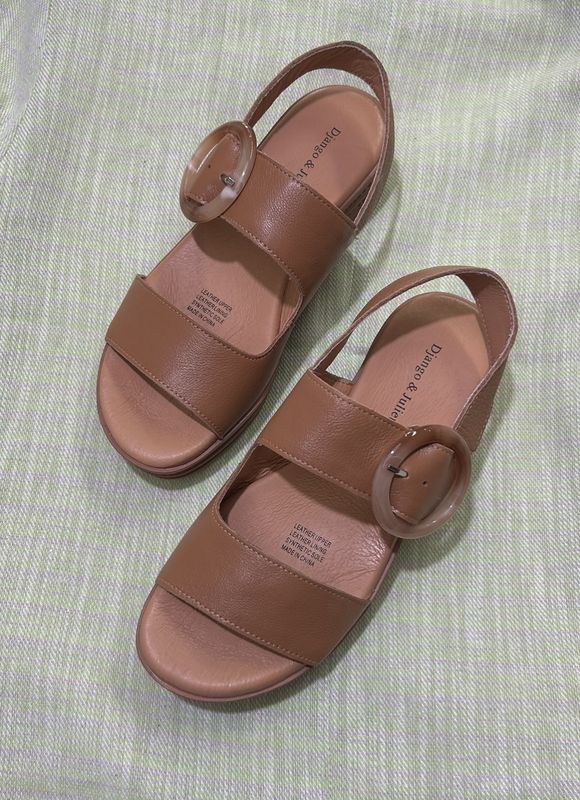 CRICKET LEATHER SANDALS - TAN