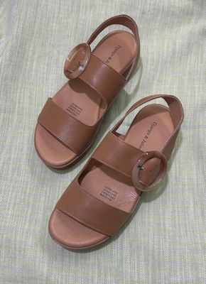 CRICKET LEATHER SANDALS - TAN