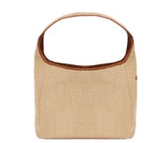 ARCADIA WEAVE TOTE - TAN NATURAL