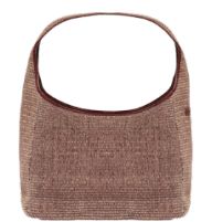 ARCADIA WEAVE TOTE - BURGUNDY/COCO WEAVE