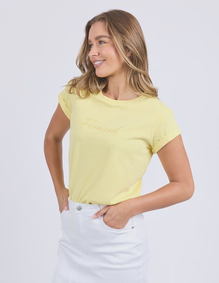 SIGNATURE TEE - LEMON