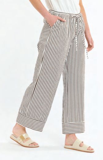 HARRION LONG PANT - CHOC/STRIPE