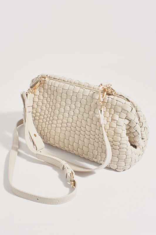 STASSIE WOVEN BAG - CREAM