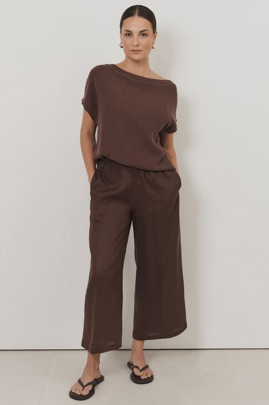 FABLE CULOTTE PANT - CHOC