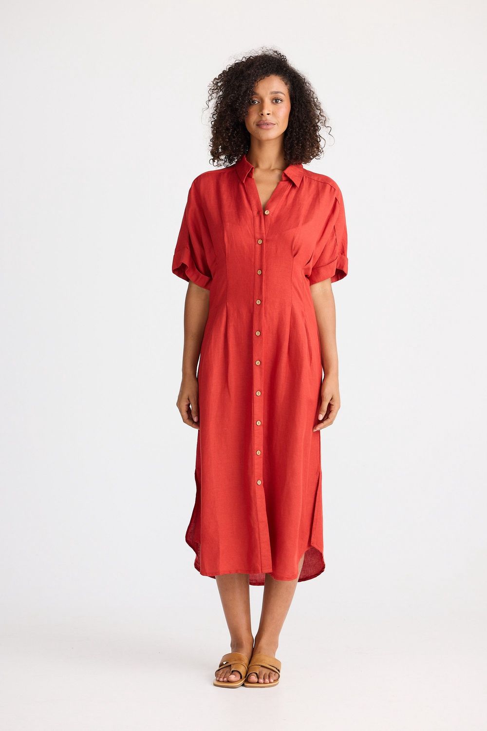 FELICITA MIDI DRESS - CHERRY