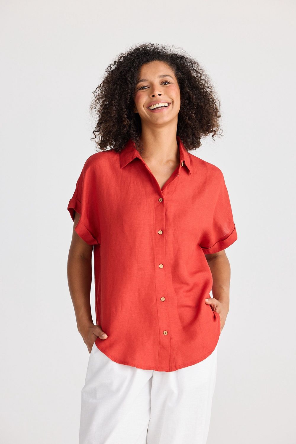 DUNE SHIRT - CHERRY