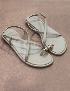 CHANDRA STRAP SANDLE - CASHEW