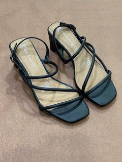 KRYSTAL STRAP HEEL - BLACK