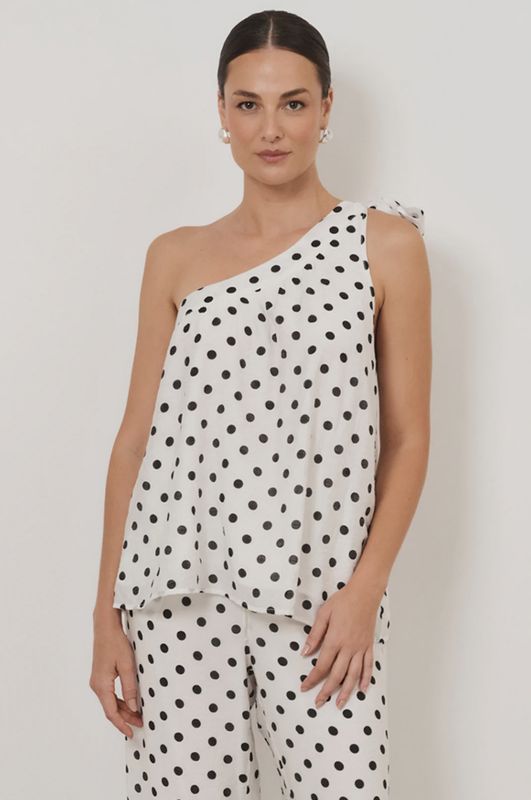 FRIDA ONE SHOULDER TOP - SPOT