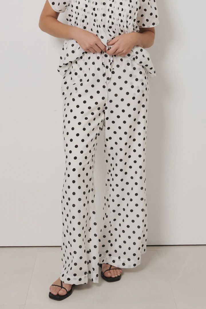 ASANI WIDE LEG PANT - SPOT