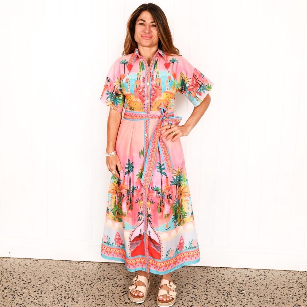 SAGE MAXI DRESS - PINK