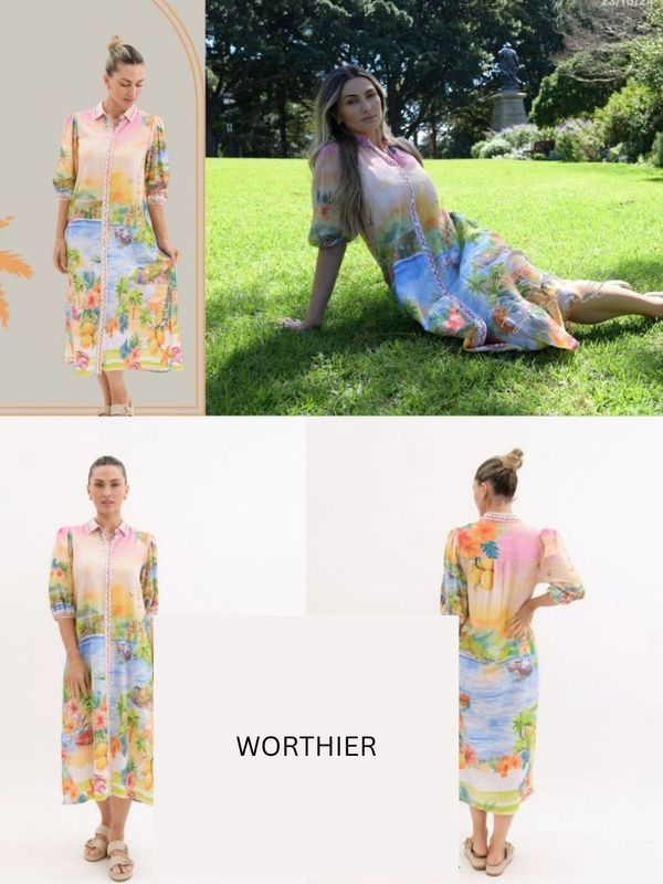 HARBOUR MIDI DRESS - BLOOM