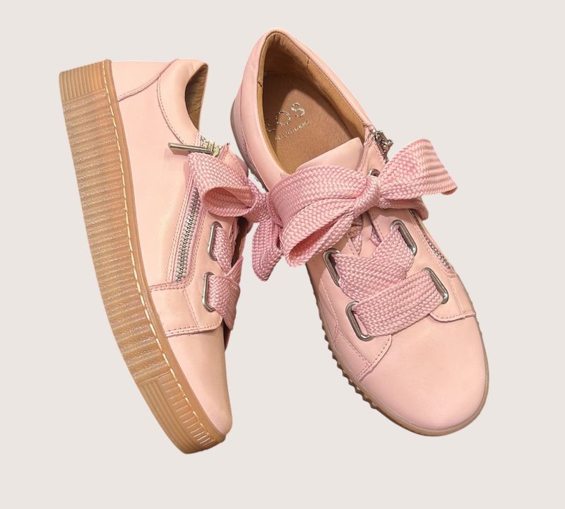 JOVI LEATHER SNEAKER - PINK