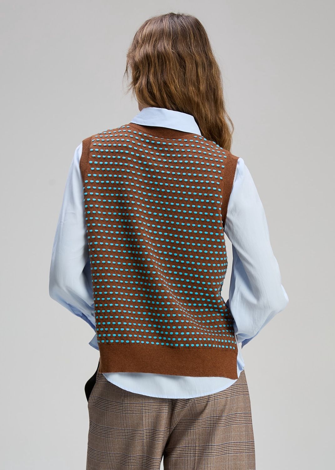 WILLOW TEXTURED TANK - COFFEE