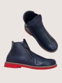 TALLOW LEATHER BOOT - NAVY