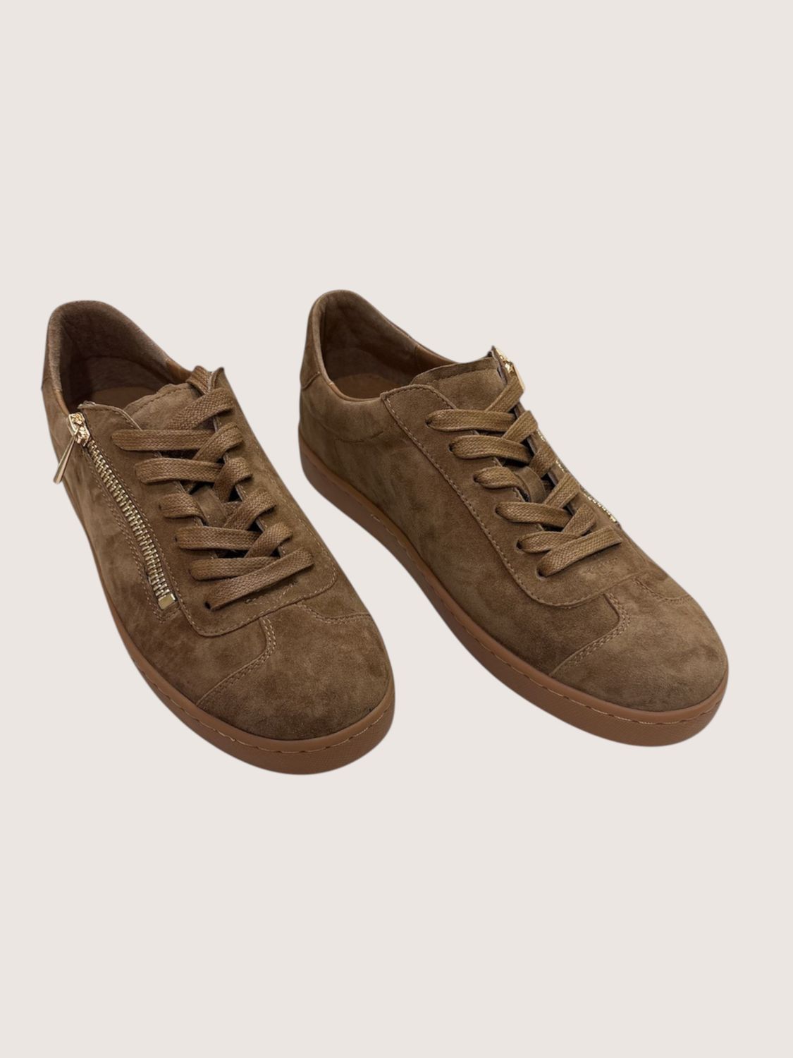 HINA SUEDE SNEAKER - WHISKEY