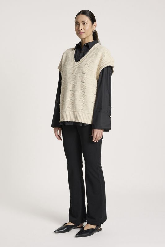 ORIN KNIT VEST - DUNE