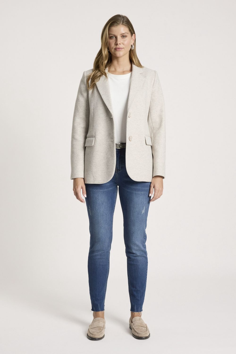 SABLE BLAZER - BISQUE